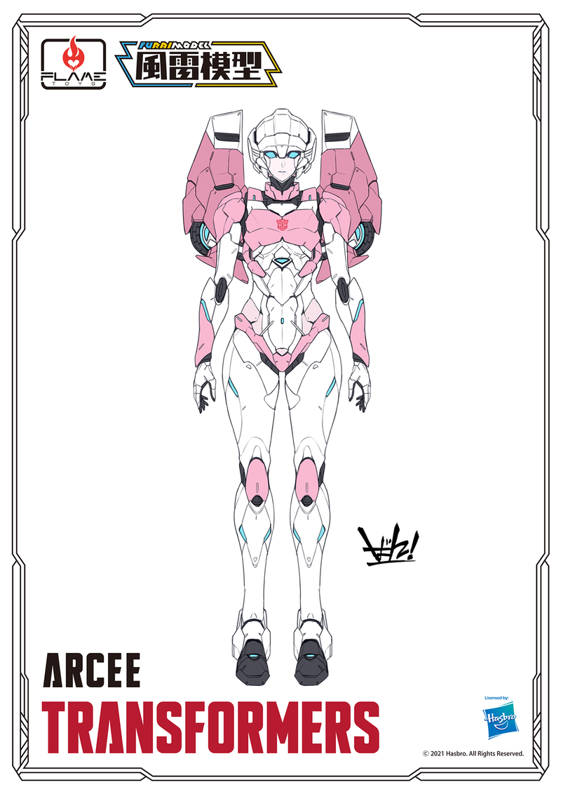 transformers flame toys arcee